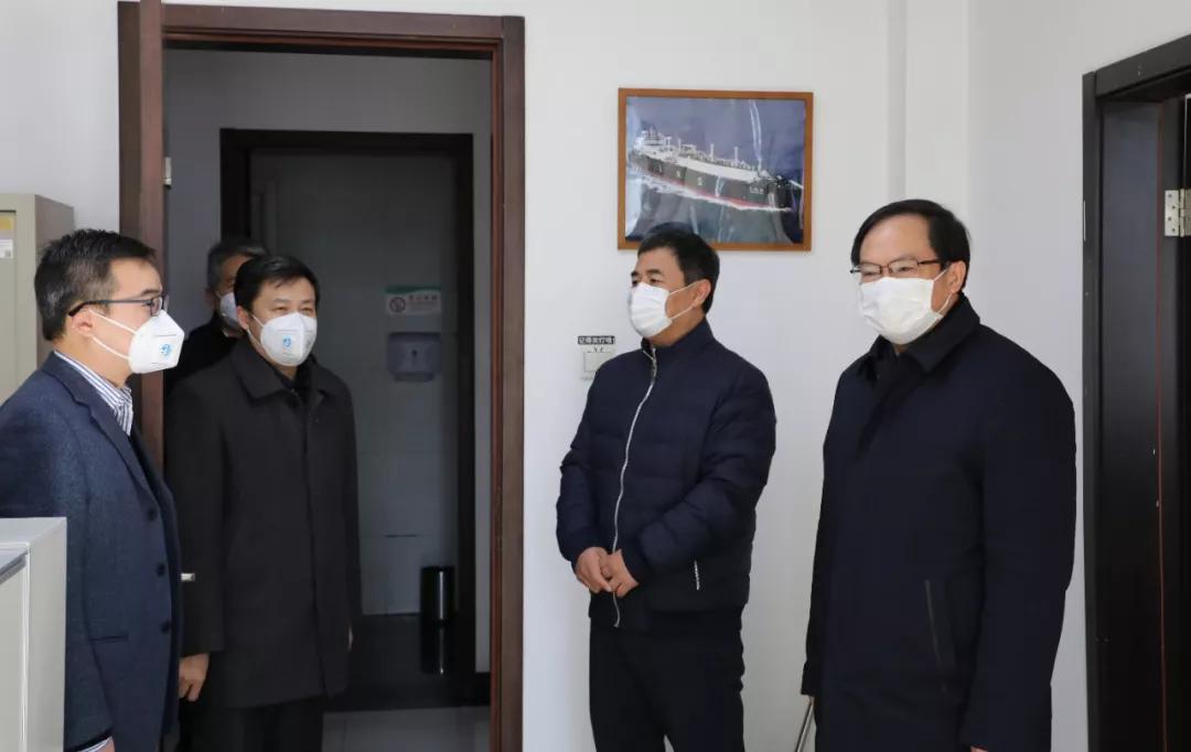 楊金成到長城電子、綜合院檢查指導疫情防控和復工復產工作